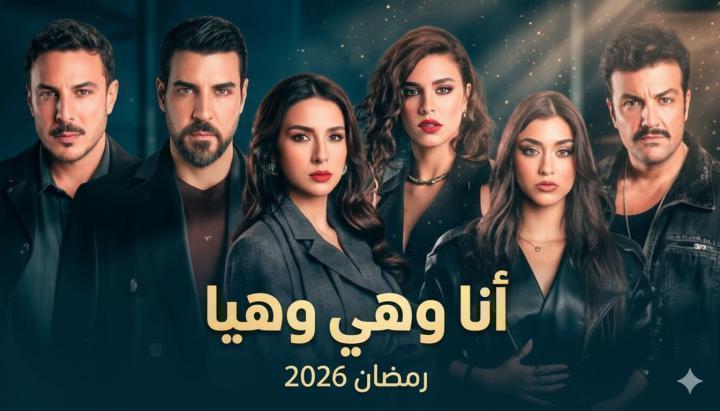 مسلسل انا وهي وهيا الحلقة 13 الثالثة عشر ماي سيما